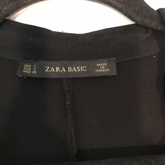 Zara Basic Short Sleeve Black Dress - Picture 4 of 5